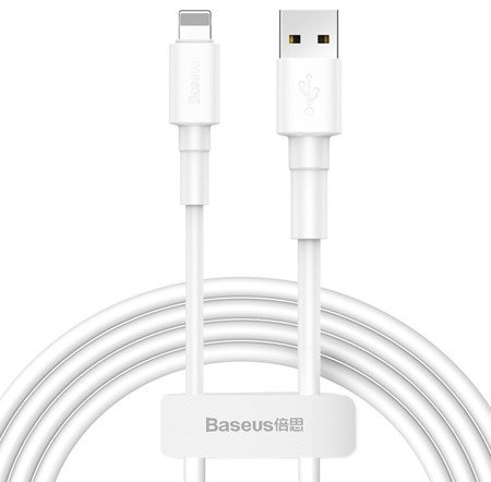 

Baseus Usb Cable to Lightning Mini 2.4A 1m White (CALSW-02)