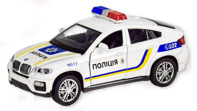 

Машинка металл 7844-1 АВТОПРОМ, 1:32-36 Полиция Bmw X6