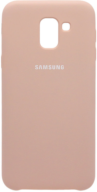 

Mobile Case Silicone Cover Pink Sand for Samsung J600 Galaxy J6 2018