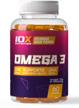 

10XNutrition Omega 3 Омега 3 60 гелевых капсул