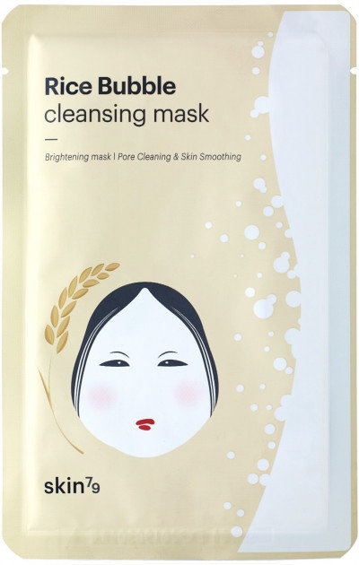 

Skin79 Rice Bubble Cleansing Mask Рисовая пузырьковая очищающая маска для лица - 10тшт. x 23 g