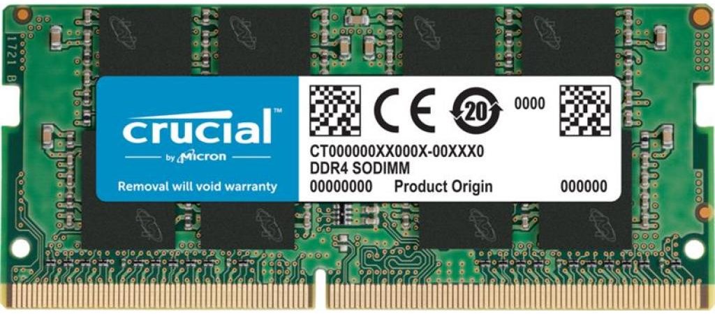 

Crucial 4 Gb SO-DIMM DDR4 3200 MHz (CT4G4SFS632A)