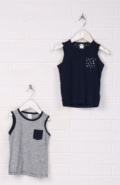 

Майка H&M 51574761 92 см разноцветная (2 шт.)