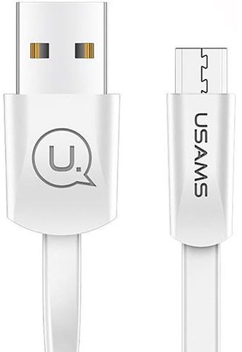 

Usams Usb Cable to microUSB Flat 2A 1.2m White (U2)