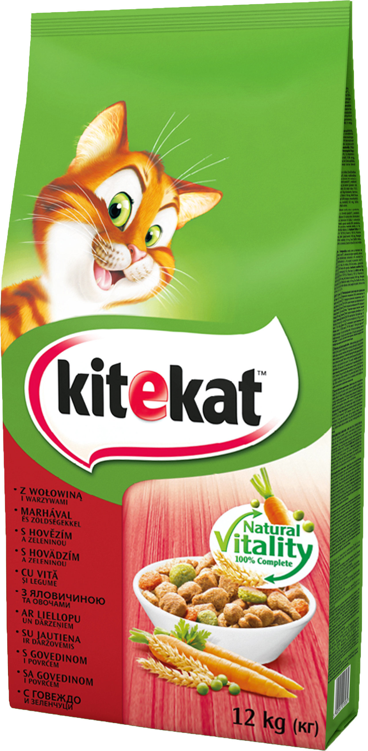 Акція на Сухой корм для котов Kitekat Говядина с овощами 12 кг (5900951013065) від Stylus