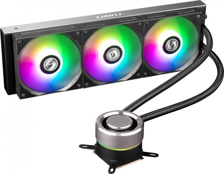 

Lian Li СВО Lian Li Galahad Aio 360 Black Liquid Cooler with Rgb (G89.GA360B.00)