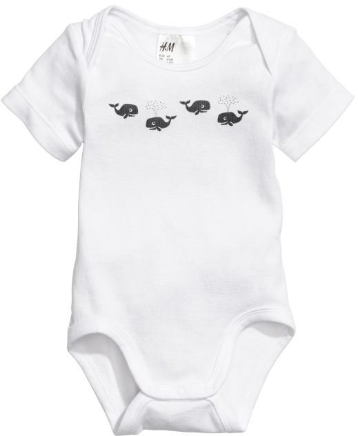 

Боди H&M 14733974 56 см белое