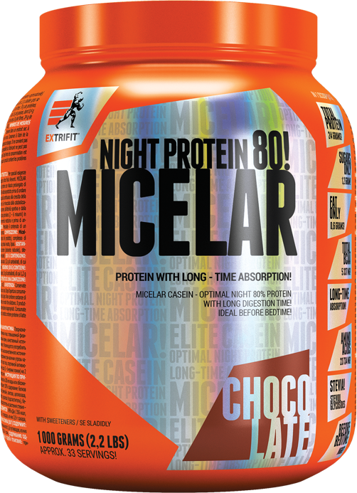 

Extrifit Micelar Casein 1000 g /33 servings/ Chocolate