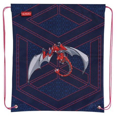 

Сумка для обуви Herlitz Robo Dragon Red синий (50014613R)