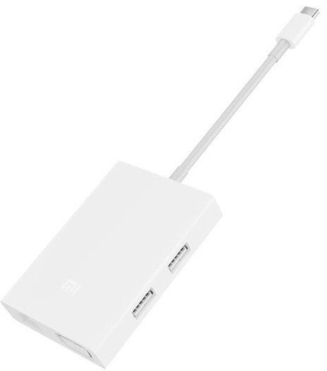 

Xiaomi Adapter USB-C to VGA+2xUSB3.0+RJ-45 White (JGQ4005TY)