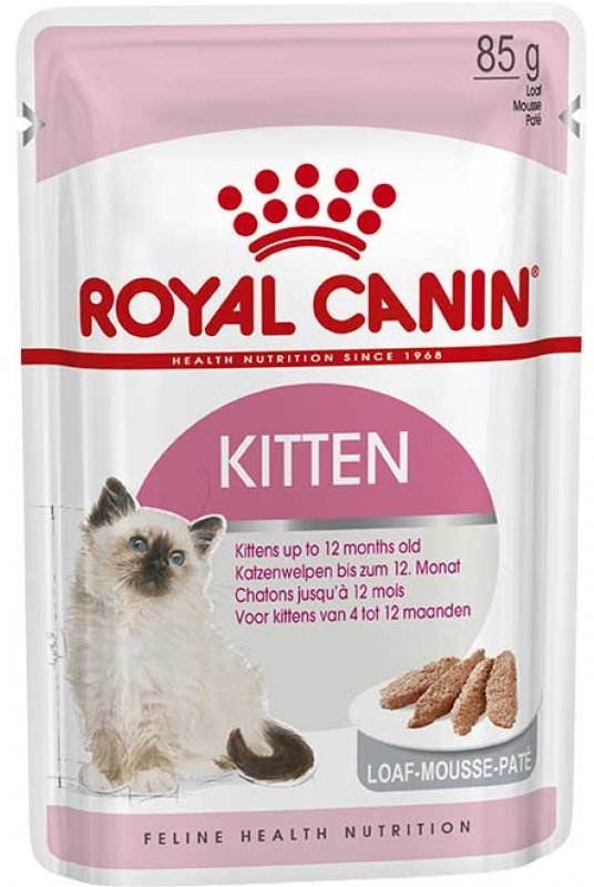 

Консервированный корм для котят Royal Canin Kitten Loaf до 12 месяцев, паштет, 85 г