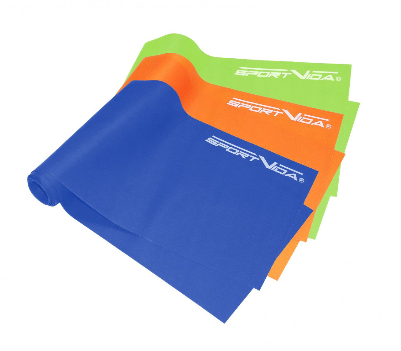 

SportVida Flat Stretch Band для спорта и реабилитации 3 шт. 120х15 см 0-15 кг (SV-HK0183)