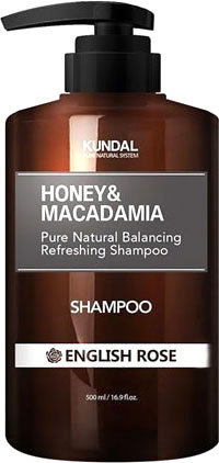 

Kundal Honey & Macadamia Shampoo English Rose Безсульфатный шампунь для волос Английская роза 500 ml