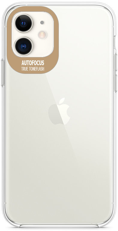 

Epik Flash Transparent/Gold for iPhone 11