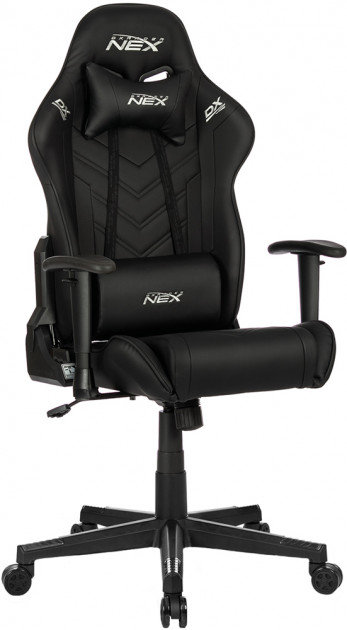 

Кресло для геймеров Dxracer Nex (EC-O134-N-K3-303) (черный)PU кожа, нейлоновое основание