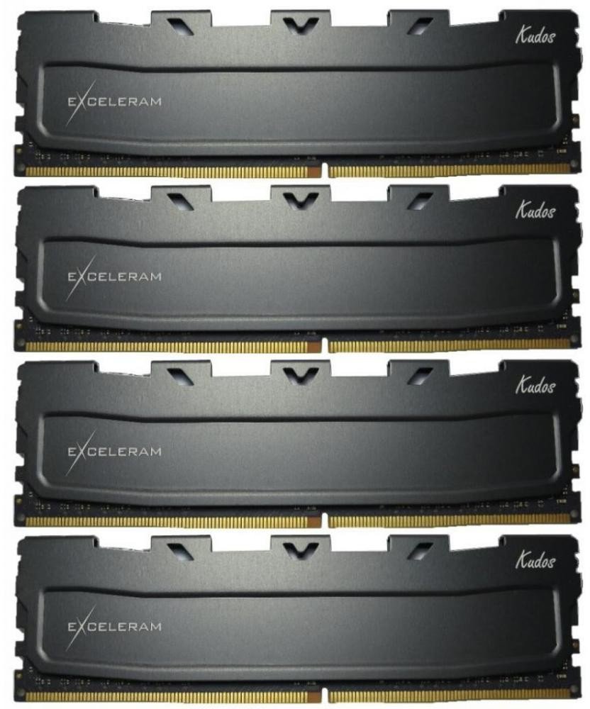 

eXceleram DDR4 16Gb (4x4Gb) 2400MHz Black Kudos (EKBLACK4162415AQ)