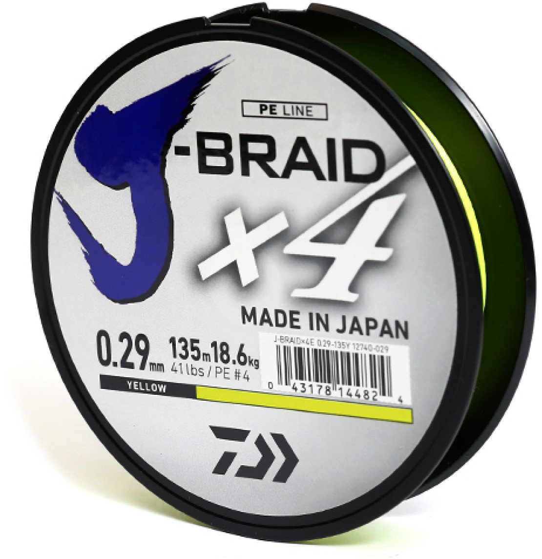 

Шнур Daiwa J-Braid X4E 0.29mm-135m yellow (12740-029)