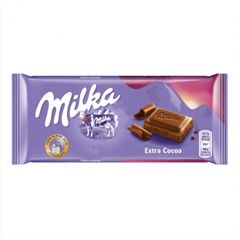 

Шоколад Milka Extra Cocoa 100 гр (WT2567)