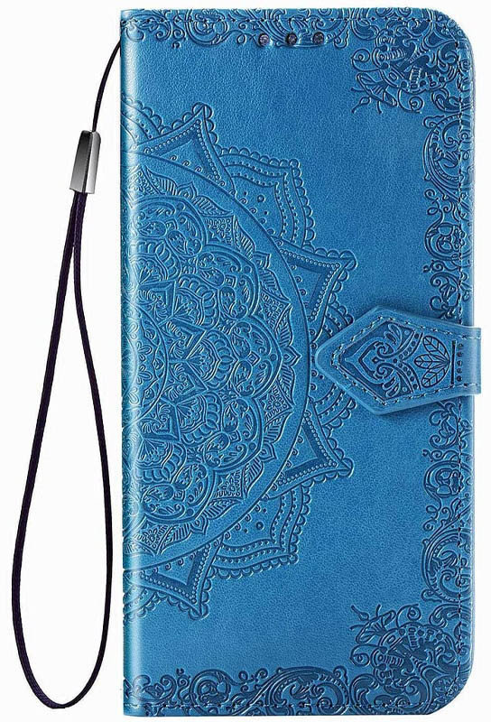 

Mobile Case Book Cover Art Leather Blue for Xiaomi Redmi 9A