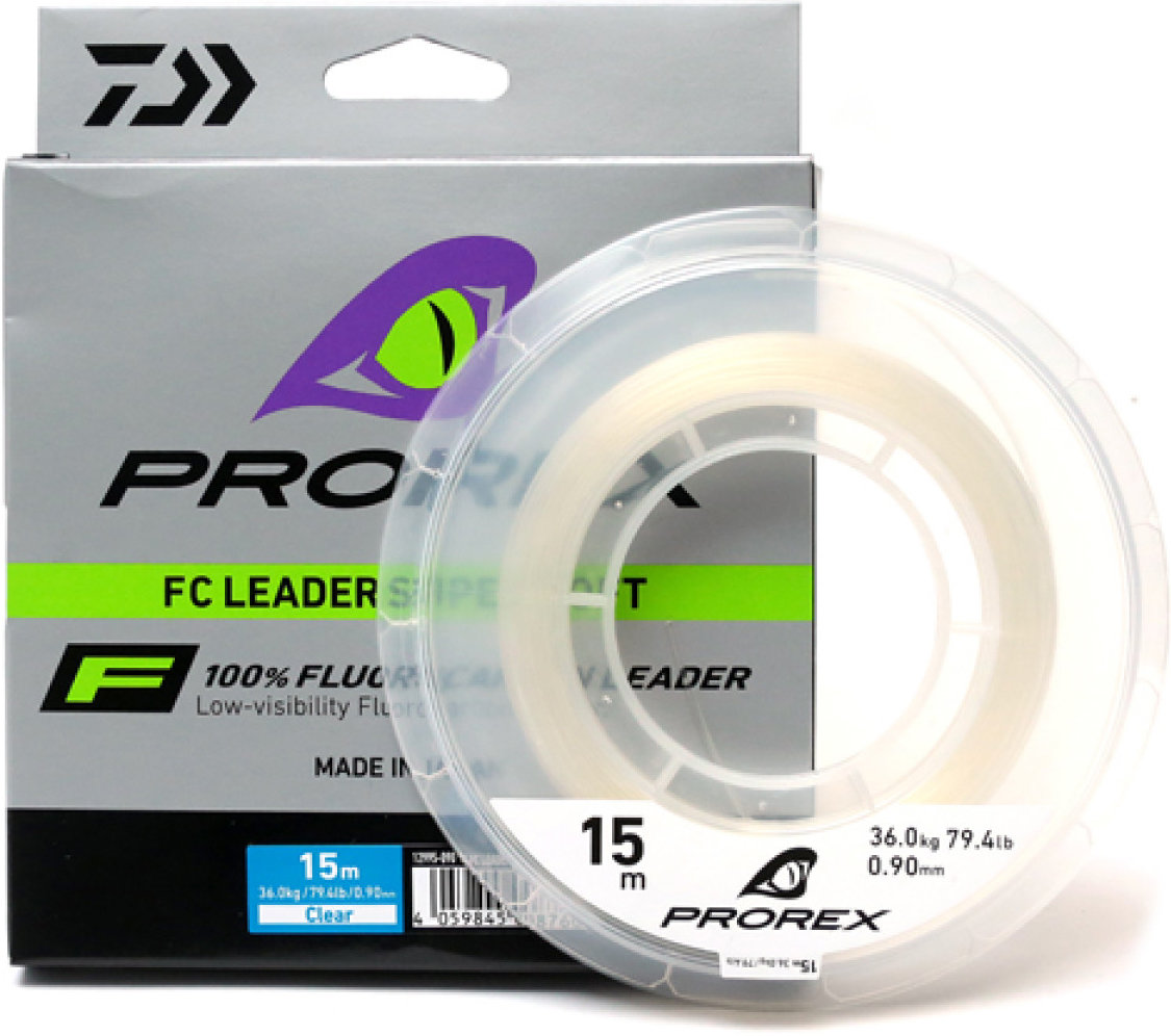 

Флюорокарбон Daiwa Prorex Fc Leader Super Soft 0.90mm 36kg 15m (12995-090)