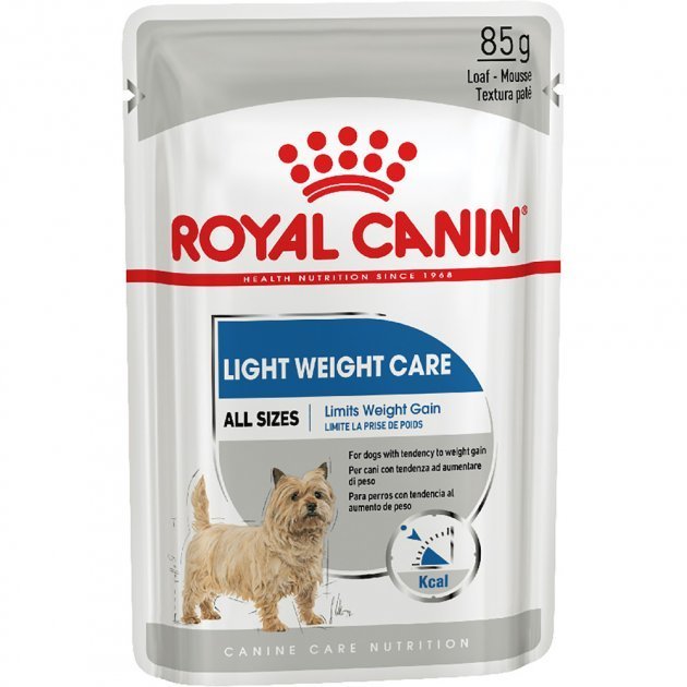 

Влажный корм Royal Canin Light Weight Care Adult для собак для собак разных размеров, предрасположенных к избыточному весу 85 г (11780019)