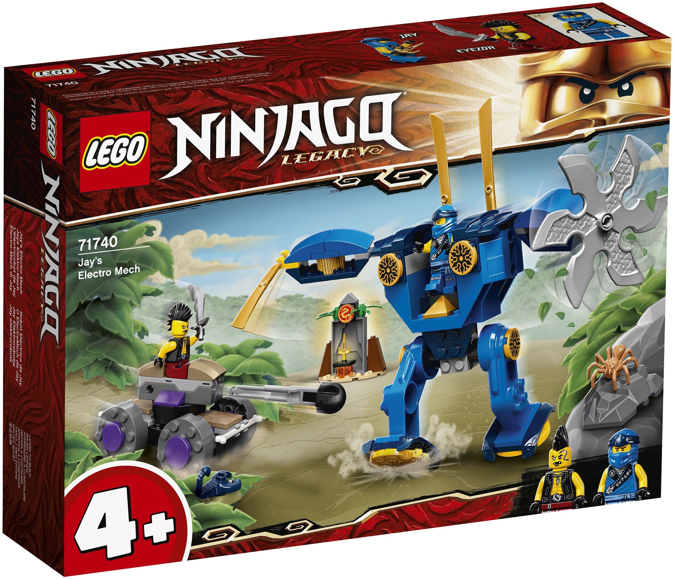 

Конструктор Lego Ninjago Электрический робот Джея (71740)