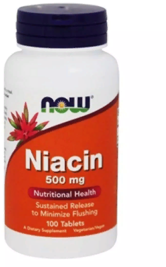 

Now Foods Niacin, 500 mg, 100 Tabs (NF0480)