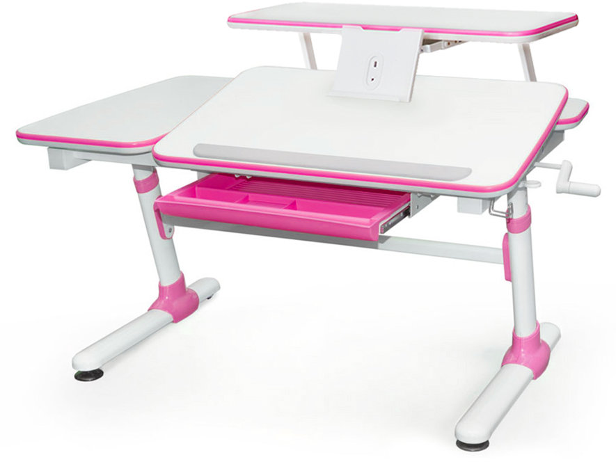 

Стол Evo-kids Darwin Pink с полкой (арт.Evo-502 P+полка Evo-S 515)