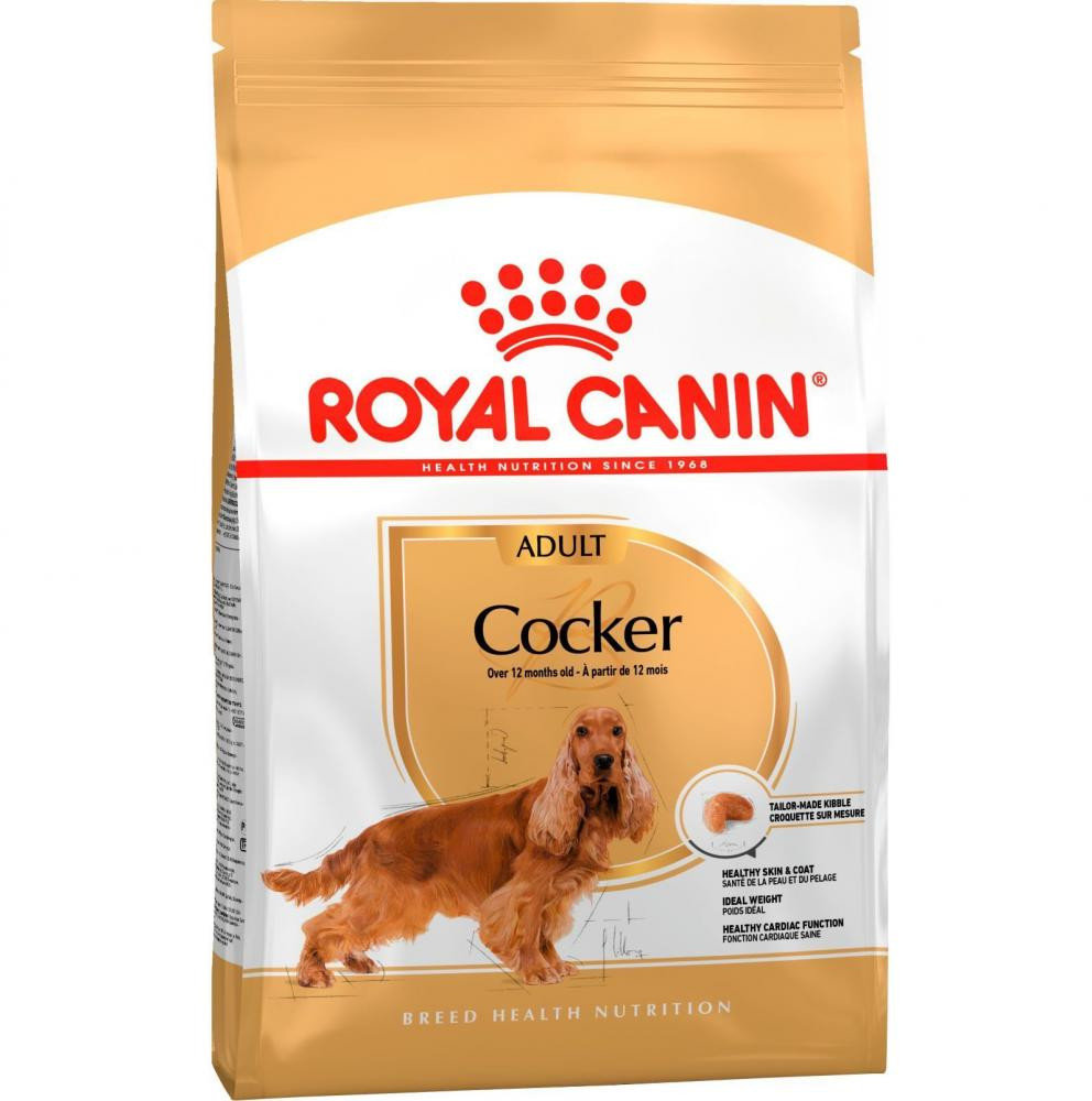 

Корм для собак Royal Canin Cocker Adult, породы кокер-спаниель, 3 кг