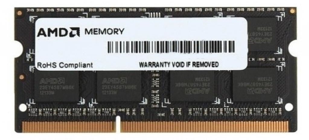 

Amd 4 Gb SO-DIMM DDR3L 1600 MHz (R534G1601S1SL-UOBULK)