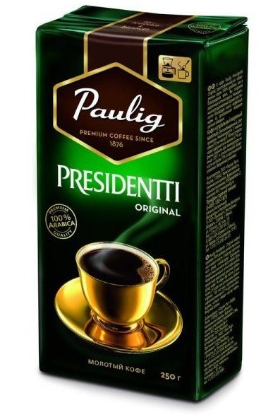 

Кофе Paulig Presidentti Original 250 г (DL17749)