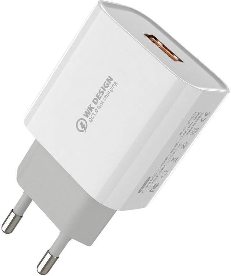 

Wk Usb Wall Charger Maxspeed 18W White (WP-U57)