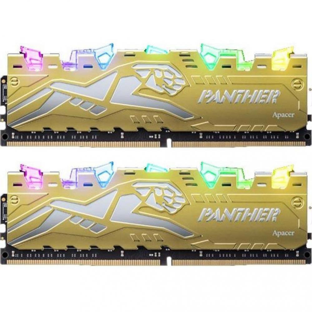 

Apacer 16 Gb (2x8GB) DDR4 3000 MHz Panther Rage Rgb Silver-Golden (EK.16G2Z.GJMK2)