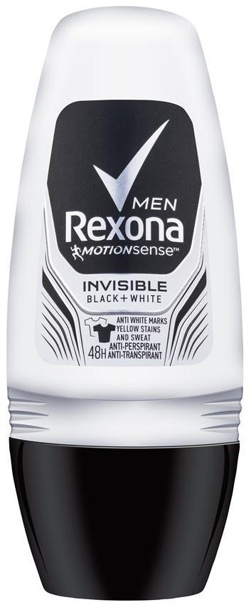 

Rexona Men Invisible Black+White Антиперспирант роликовый 50 ml