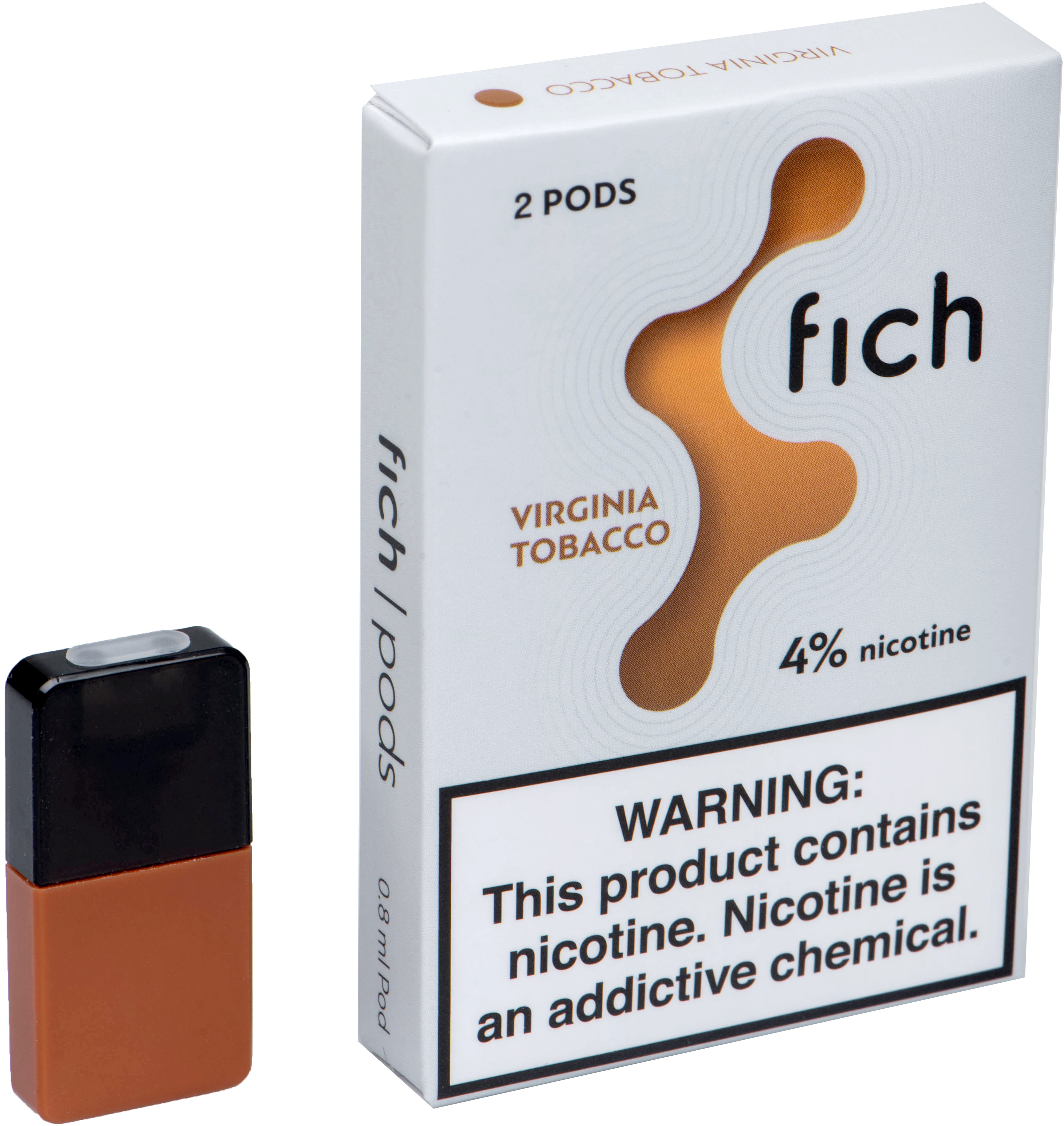 

Картриджи Fich Pods Virginia Tobacco 4% 2 шт. для POD-системы Fich