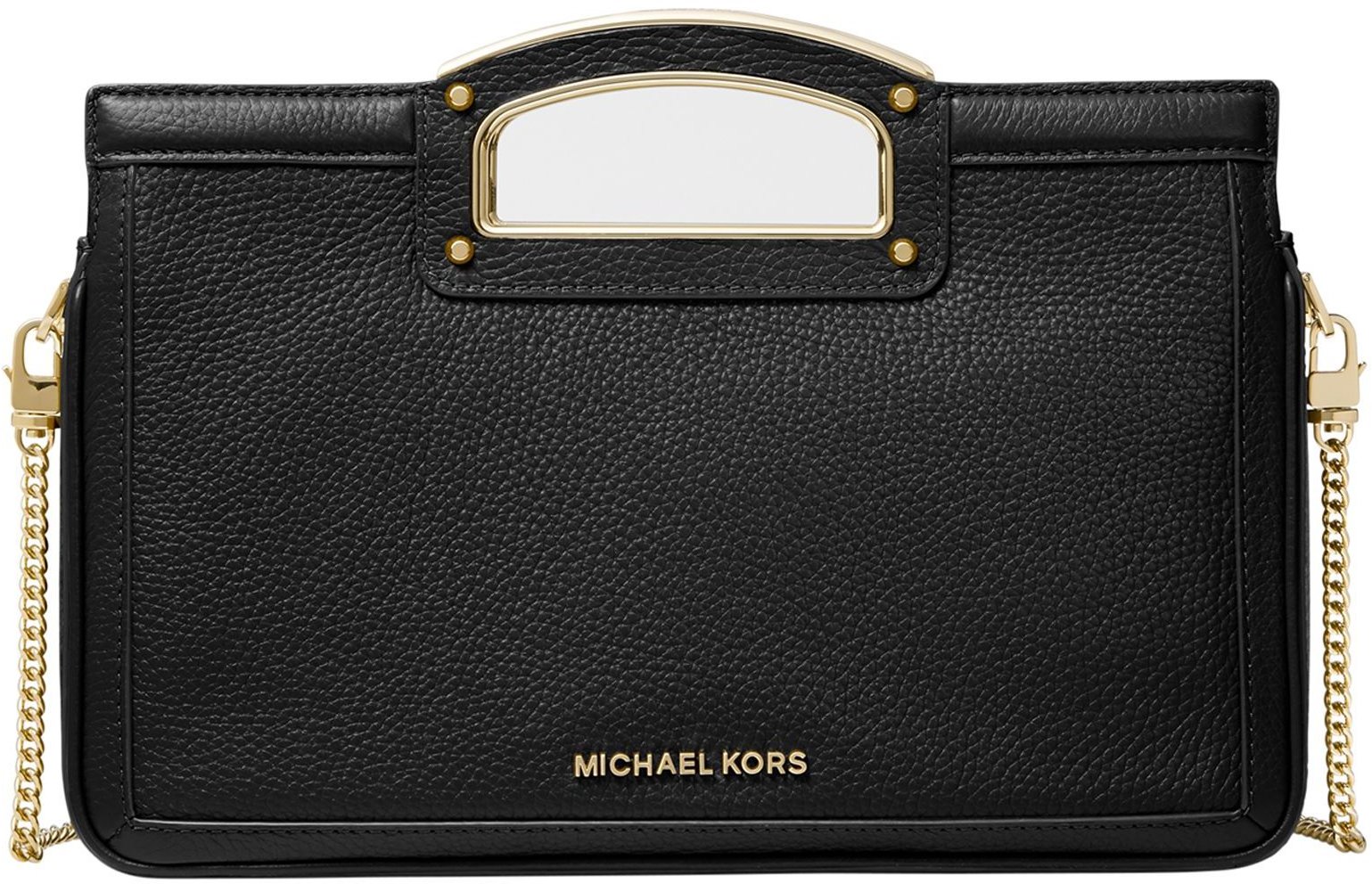 

Женская сумка клатч Michael Kors Berkly Legasy Lg черная (30F9G09C9L001)