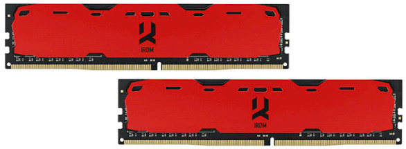 

Модуль памяти DDR4 2x4GB/2400 Goodram Iridium Red (IR-R2400D464L15S/8GDC)GOODRAM 8 Gb (2x4GB) DDR4 2400 MHz Iridium Red (IR-R2400D464L15S/8GDC)