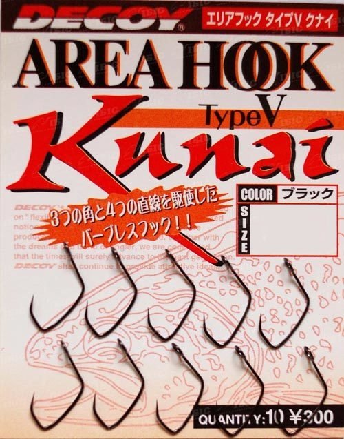 

Decoy Area Hook V Kunai 4, 10шт (1562.02.07)