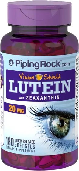 

Piping Rock Lutein 20 mg + Zeaxanthin 180 Softgels Лютеин + зеаксантин