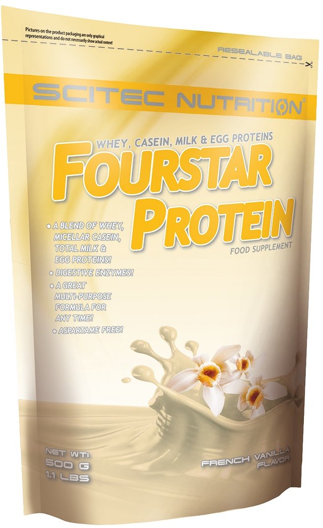 

Scitec Nutrition Fourstar Protein 500 g /16 servings/ Milk Chocolate