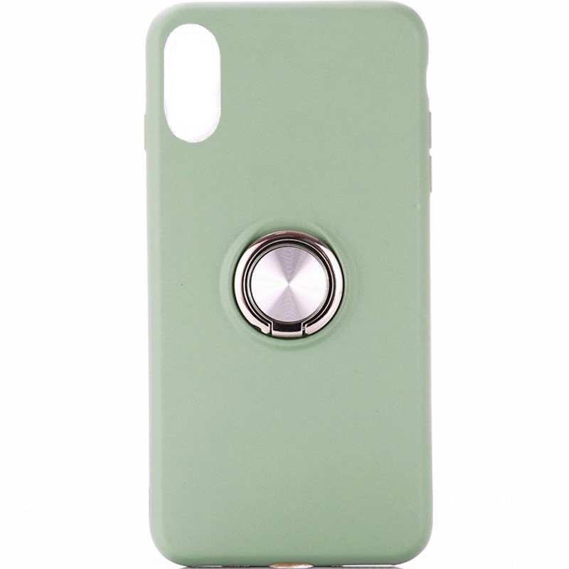 

Mobile Case Summer ColorRing Magnetic Holder Light Green for Samsung A105 Galaxy A10