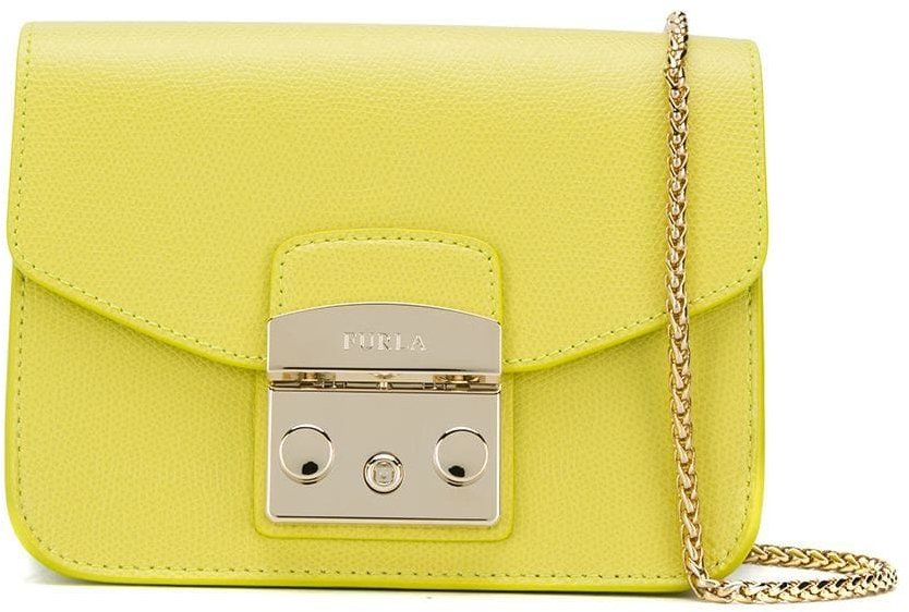 

Женская сумка кросс боди Furla Metropolis Mini желтая (1007255)