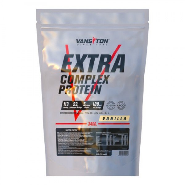 

Vansiton Extra Complex Protein 3400 g /113 servings/ Vanilla