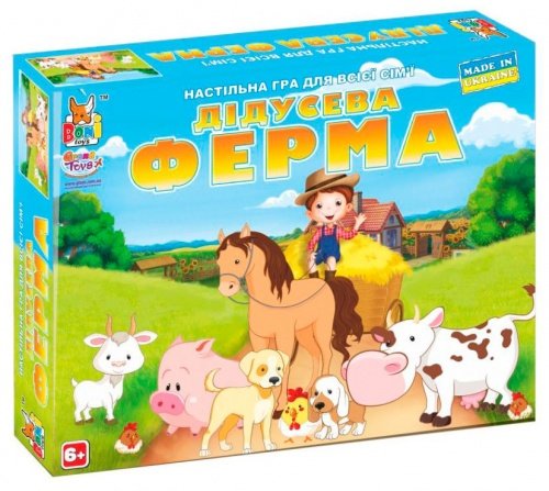 

Настольная игра Дедушкина ферма, Boni Toys (370)