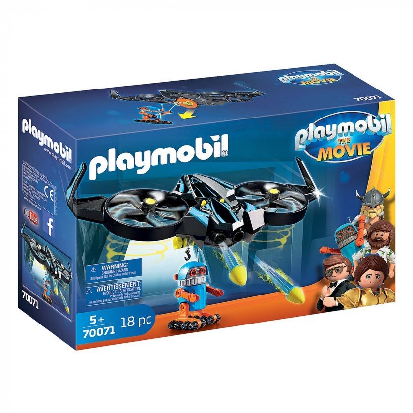 

Конструктор Playmobil Роботитрон с дроном 70071
