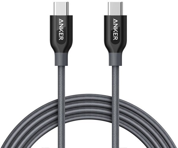 

Anker Cable USB-C to USB-C 2.0 Powerline+ V3 1.8m Grey (A81880A1)