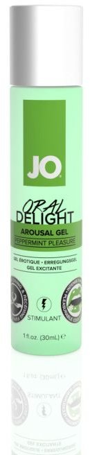 

Возбуждающий гель для оральных ласк System Jo Oral Delight - Peppermint Pleasure (30 мл)