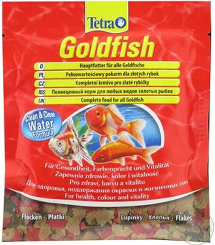 

Корм для аквариумных рыб Tetra Gold Fish в хлопьях 12 г (4004218766389)