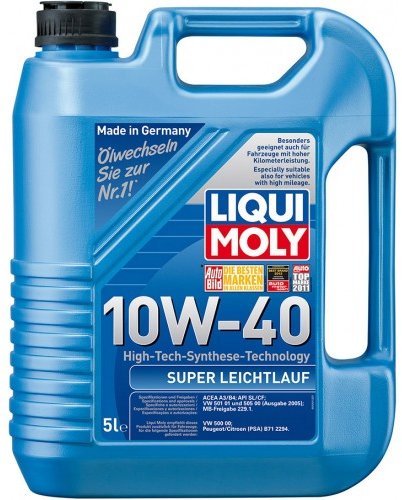 

Моторное масло Liqui Moly Super Leichtlauf 10W-40 1929 5л