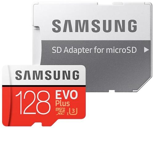 

Samsung 128GB microSDXC Сlass 10 UHS-I U3 Evo Plus + adapter (MB-MC128GA/RU)